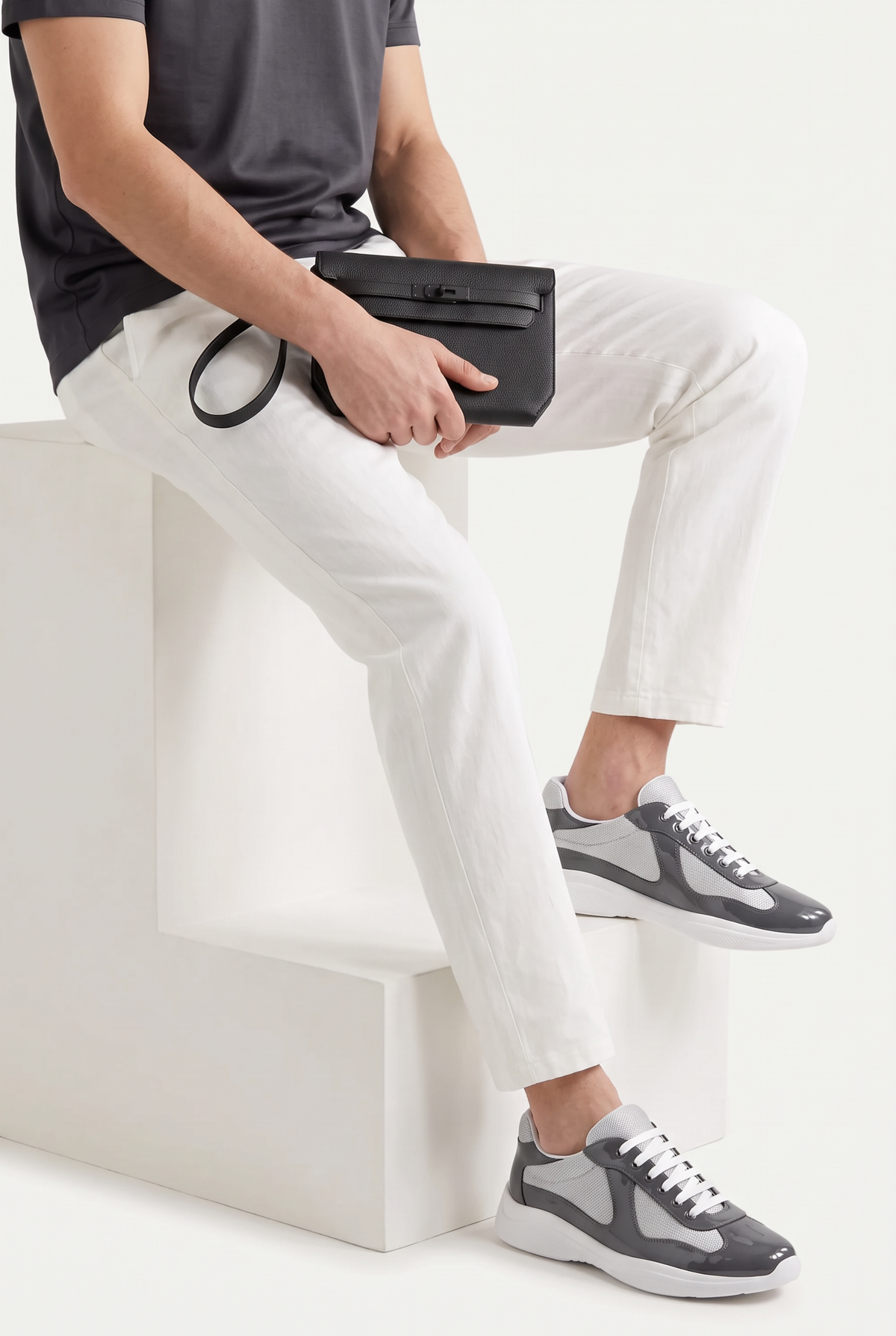 Marezzi Sneaker Gloss Charcoal