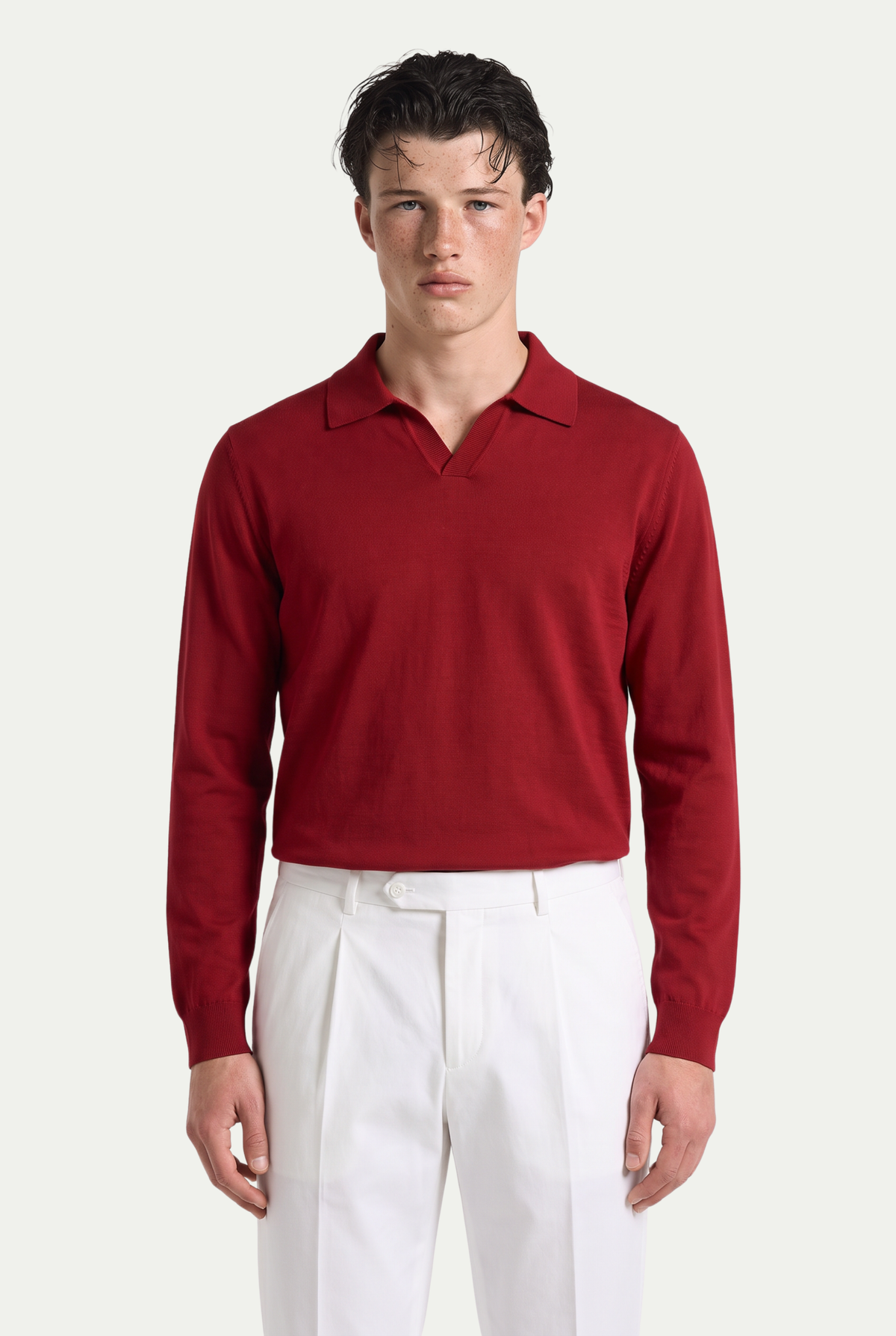 Merino Longsleeve Crimson