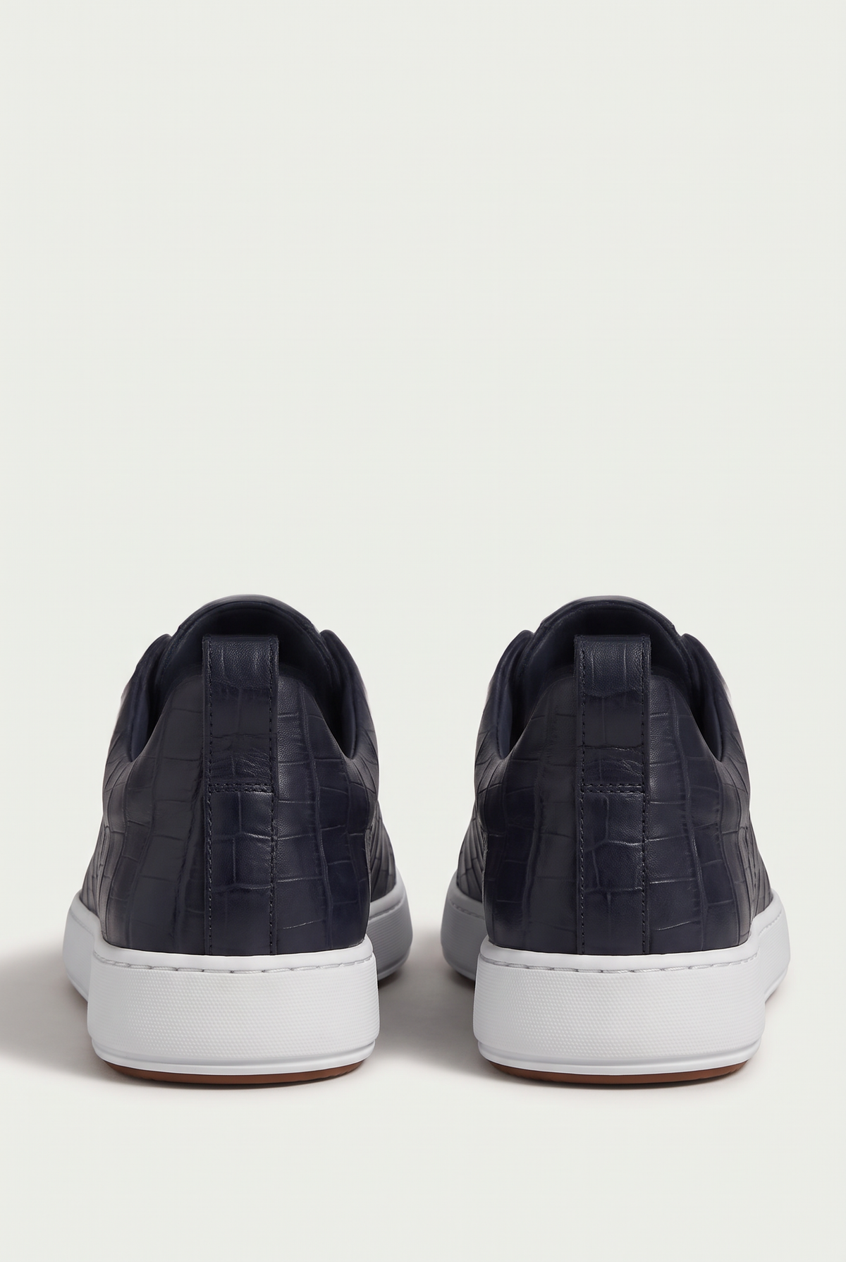 Monaco Crocodile Sneaker Navy