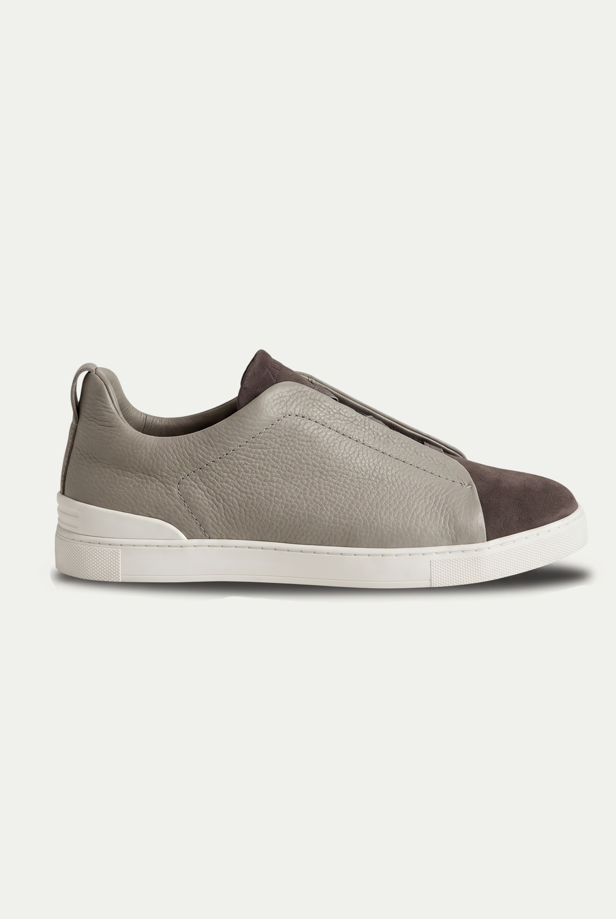 Monaco Leather Sneaker Stone Taupe