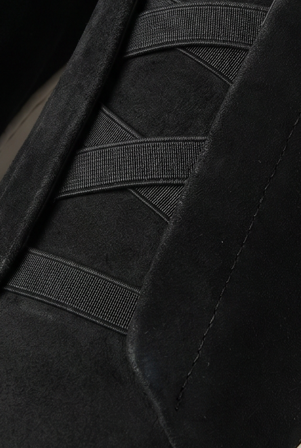 Monaco Suede Sneaker Black