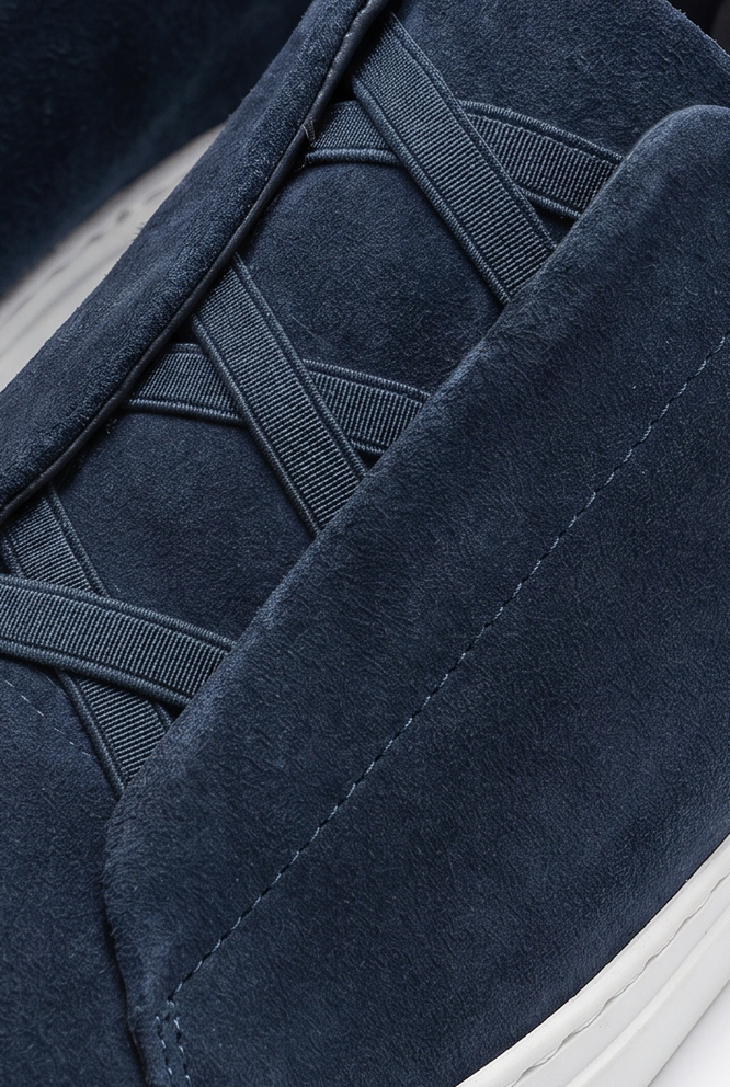 Monaco Suede Sneaker Navy