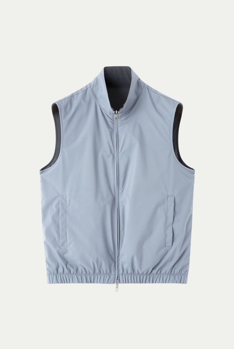 Reversible Bodywarmer Baby Blue