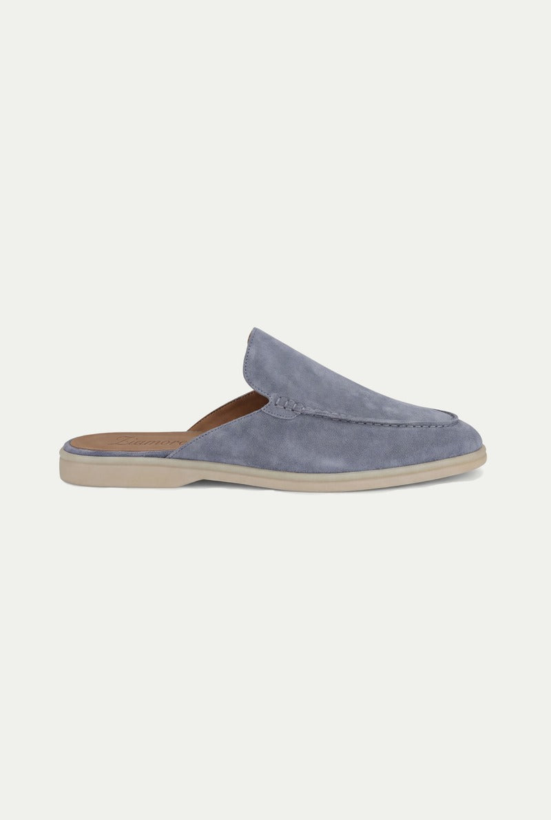 Yacht Suède Mule Baby Blue