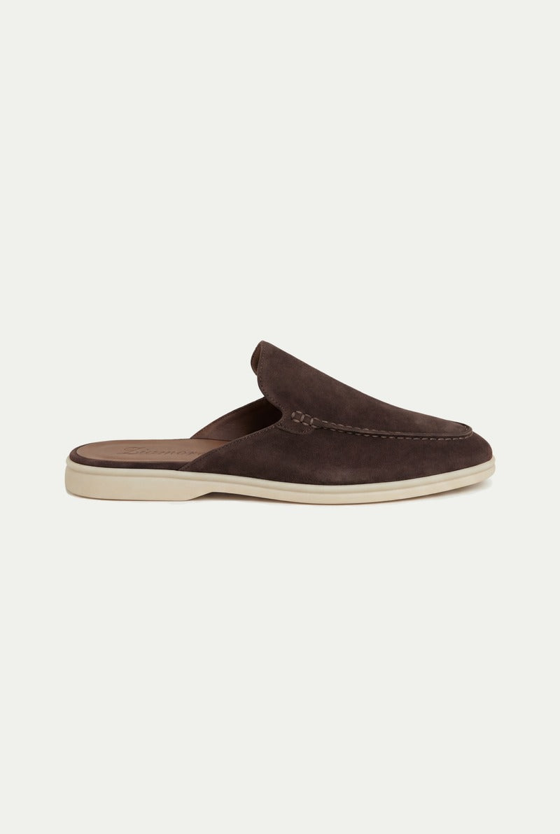 Yacht Suède Mule Brown