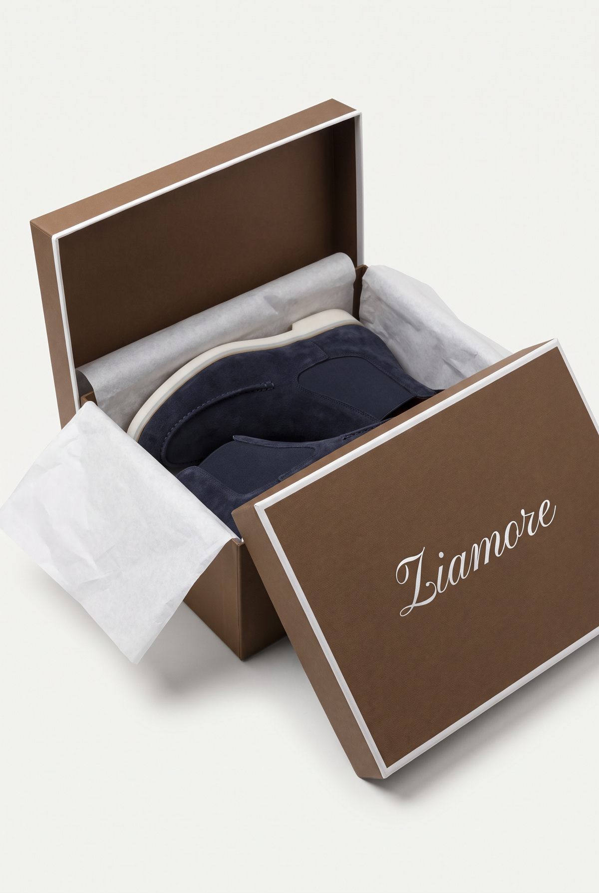 Ziamore Suede Boots Navy